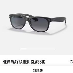Ray Ban New Wayfarer unisex sunglasses
